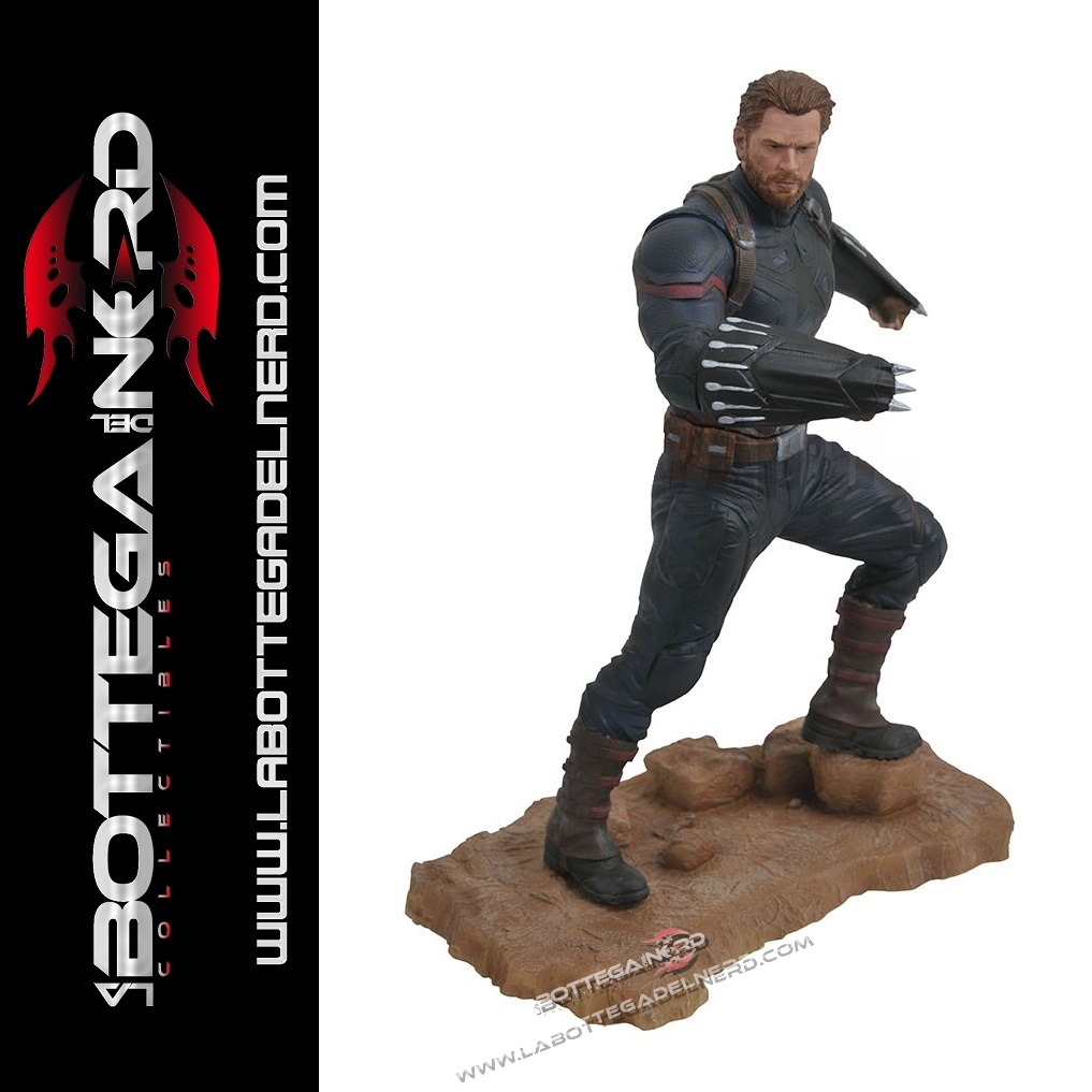 Figurine Captain America 40cm - Avengers Infinity War - Statue Collector - Neuf