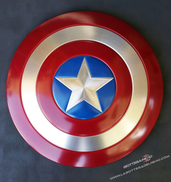 DMAR Scudo di Capitan America Legenda Marvel Prop Replica di Serie Scudo di Metallo 60cm 1: 1 Alluminio del Grado 7050 