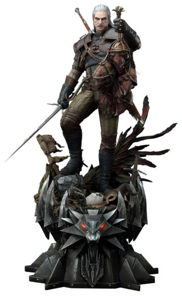 Witcher 3 Wild Hunt - Statua 1/3 Geralt of Riva Deluxe 88cm