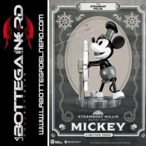 DISNEY - Steamboat Willie Statue Mickey Mouse (Topolino) 46cm