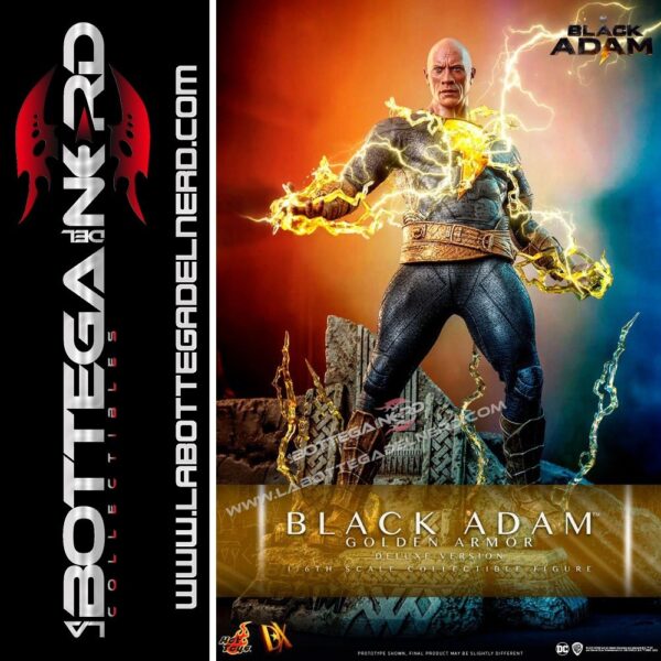 Black Adam - DX Action Figure 1/6 Black Adam Golden Armor