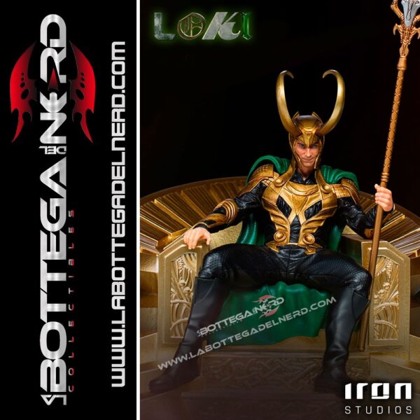Loki - Art Scale Statue 1/10 Loki on Throne Exclusive Version 30cm
